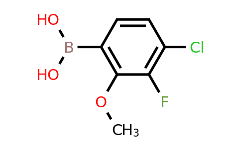 2121515-10-2 | Boronic acid, B-(4-chloro-3-fluoro-2-methoxyphenyl)-