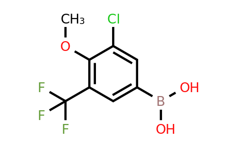 2121515-22-6 | (3-Chloro-4-methoxy-5-(trifluoromethyl)phenyl)boronic acid