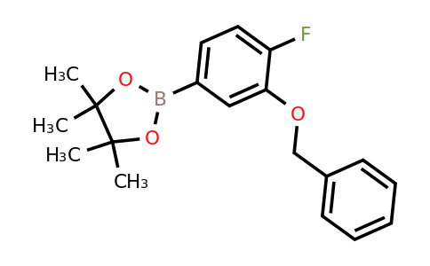 2121515-23-7 | 2-(3-(Benzyloxy)-4-fluorophenyl)-4,4,5,5-tetramethyl-1,3,2-dioxaborolane