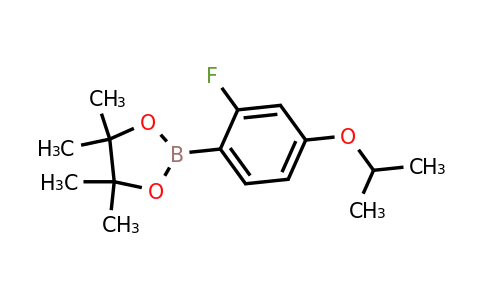 2121515-28-2 | 2-(2-Fluoro-4-isopropoxyphenyl)-4,4,5,5-tetramethyl-1,3,2-dioxaborolane