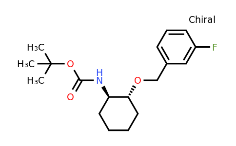 2126143-16-4 | tert-Butyl ((1R,2R)-2-((3-fluorobenzyl)oxy)cyclohexyl)carbamate