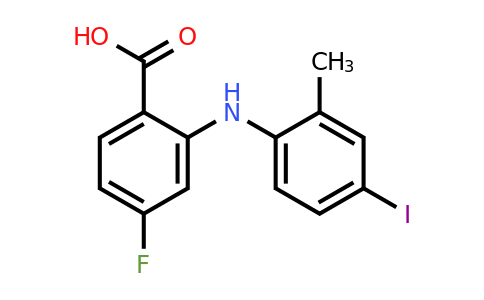 212628-43-8 | 4-Fluoro-2-((4-iodo-2-methylphenyl)amino)benzoic acid