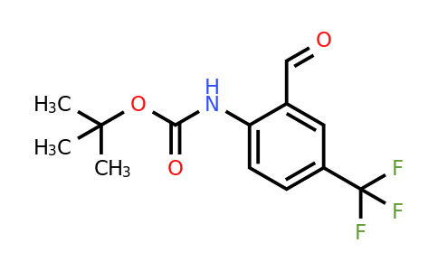 212696-38-3 | tert-Butyl (2-formyl-4-(trifluoromethyl)phenyl)carbamate