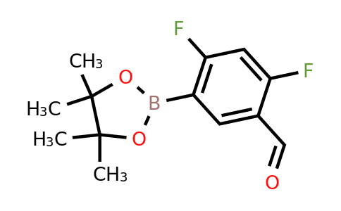 2129629-03-2 | 2,4-DIfluoro-5-(tetramethyl-1,3,2-dioxaborolan-2-yl)benzaldehyde