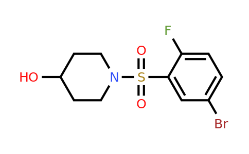 2130454-39-4 | 1-[(5-Bromo-2-fluorobenzene)sulfonyl]piperidin-4-ol
