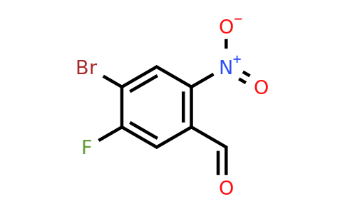 213382-40-2 | 4-Bromo-5-fluoro-2-nitrobenzaldehyde