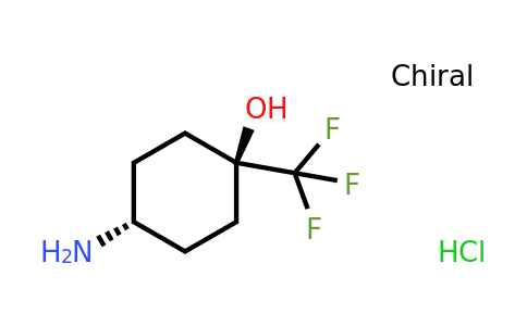 2137056-98-3 | trans-4-amino-1-(trifluoromethyl)cyclohexanol;hydrochloride