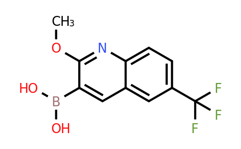 2144502-12-3 | (2-METHOXY-6-(TRIFLUOROMETHYL)QUINOLIN-3-YL)BORONIC ACID
