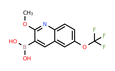 2144502-13-4 | (2-METHOXY-6-(TRIFLUOROMETHOXY)QUINOLIN-3-YL)BORONIC ACID