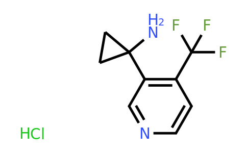 2149601-91-0 | 1-[4-(Trifluoromethyl)-3-pyridyl]cyclopropanamine hydrochloride
