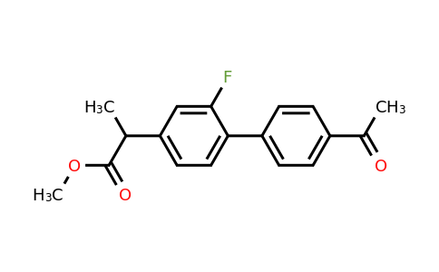 215175-83-0 | Methyl 2-(4'-acetyl-2-fluoro-[1,1'-biphenyl]-4-yl)propanoate