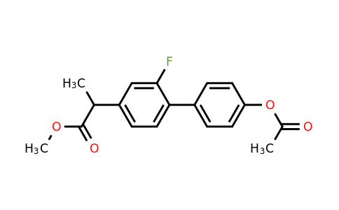 215175-84-1 | Methyl 2-(4'-acetoxy-2-fluoro-[1,1'-biphenyl]-4-yl)propanoate