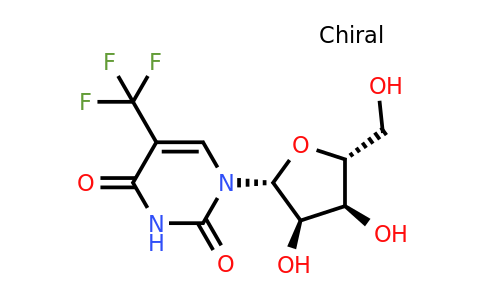 21618-67-7 | 1-((2R,3R,4S,5R)-3,4-Dihydroxy-5-(hydroxymethyl)tetrahydrofuran-2-yl)-5-(trifluoromethyl)pyrimidine-2,4(1H,3H)-dione