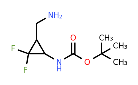 2167273-54-1 | tert-butyl N-[3-(aminomethyl)-2,2-difluorocyclopropyl]carbamate