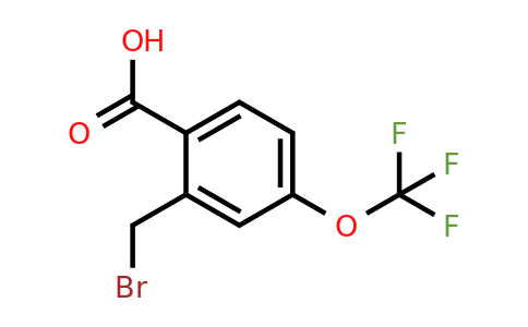 2167471-68-1 | 2-Bromomethyl-4-(trifluoromethoxy)benzoic acid