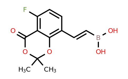 2170835-15-9 | (2-(5-Fluoro-2,2-dimethyl-4-oxo-4H-benzo[d][1,3]dioxin-8-yl)vinyl)boronic acid