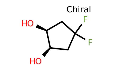 2173082-22-7 | cis-4,4-difluorocyclopentane-1,2-diol