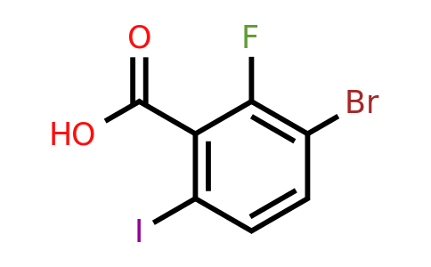 217816-54-1 | 3-Bromo-2-fluoro-6-iodobenzoic acid