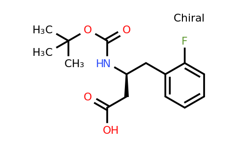 218608-99-2 | (S)-3-((tert-Butoxycarbonyl)amino)-4-(2-fluorophenyl)butanoic acid