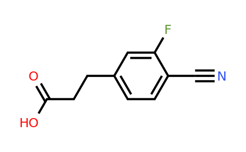 219646-31-8 | 4-Cyano-3-fluorophenylpropanoic acid