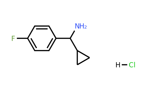 Cyclopropyl(4-fluorophenyl)methanamine hydrochloride
