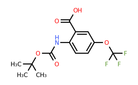 220107-35-7 | tert-Butyl N-[2-carboxy-4-(trifluoromethoxy)phenyl]carbamate