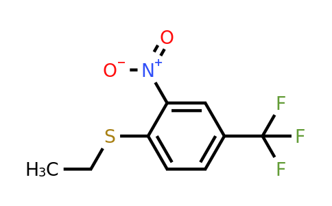 22057-35-8 | Ethyl(2-nitro-4-(trifluoromethyl)phenyl)sulfane