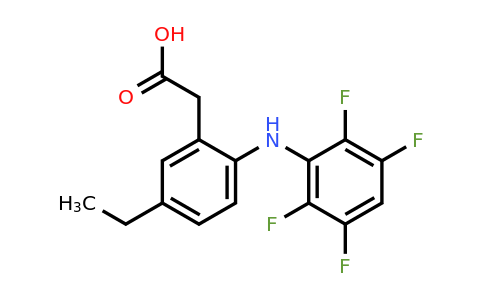 220991-32-2 | 2-(5-Ethyl-2-((2,3,5,6-tetrafluorophenyl)amino)phenyl)acetic acid