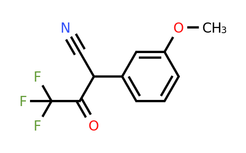 22102-04-1 | 4,4,4-Trifluoro-2-(3-methoxyphenyl)-3-oxobutanenitrile