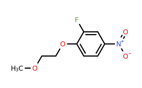 221198-59-0 | 2-Fluoro-1-(2-methoxyethoxy)-4-nitrobenzene