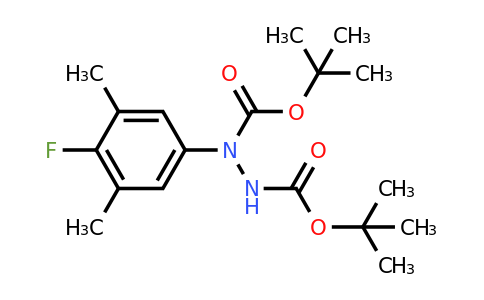 2212021-55-9 | di-tert-Butyl 1-(4-fluoro-3,5-dimethylphenyl)hydrazine-1,2-dicarboxylate