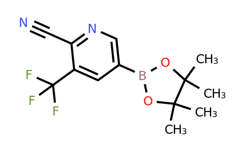 2222333-25-5 | 5-(4,4,5,5-Tetramethyl-1,3,2-dioxaborolan-2-yl)-3-(trifluoromethyl)picolinonitrile