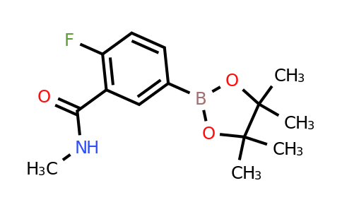 2222333-26-6 | 2-Fluoro-N-methyl-5-(tetramethyl-1,3,2-dioxaborolan-2-yl)benzamide