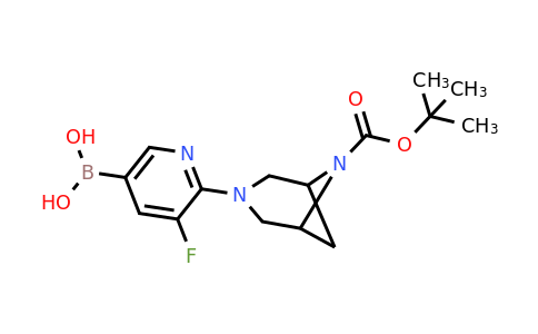 2222758-56-5 | (6-(6-(tert-Butoxycarbonyl)-3,6-diazabicyclo[3.1.1]heptan-3-yl)-5-fluoropyridin-3-yl)boronic acid