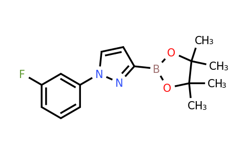 2223038-04-6 | 1-(3-Fluorophenyl)-3-(4,4,5,5-tetramethyl-1,3,2-dioxaborolan-2-yl)-1H-pyrazole