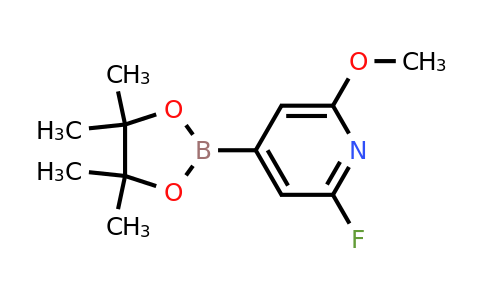 2223043-31-8 | 2-Fluoro-6-methoxy-4-(4,4,5,5-tetramethyl-1,3,2-dioxaborolan-2-yl)pyridine