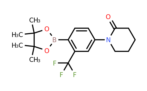 2223045-95-0 | 1-[4-(Tetramethyl-1,3,2-dioxaborolan-2-yl)-3-(trifluoromethyl)phenyl]piperidin-2-one