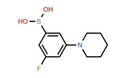 2225155-90-6 | 3-Fluoro-5-(piperidin-1-yl)phenylboronic acid