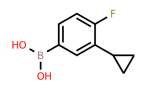 2225178-16-3 | (3-Cyclopropyl-4-fluorophenyl)boronic acid