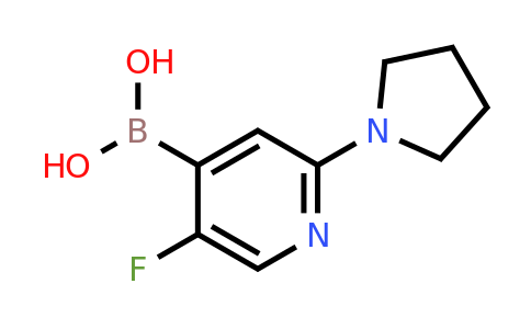 2225180-42-5 | 5-Fluoro-2-(pyrrolidin-1-yl)pyridine-4-boronic acid