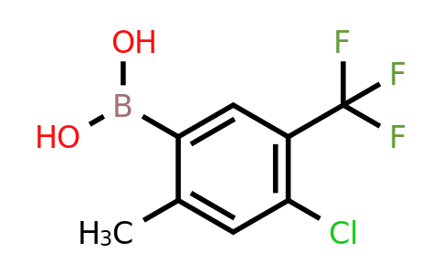 2225181-01-9 | (4-Chloro-2-methyl-5-(trifluoromethyl)phenyl)boronic acid