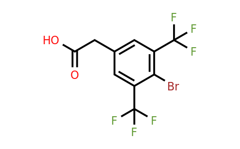 222528-63-4 | 3,5-Bis(trifluoromethyl)-4-bromophenylacetic acid