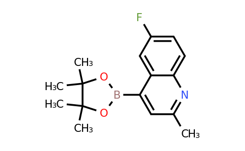 2230765-01-0 | 6-Fluoro-2-methyl-4-(4,4,5,5-tetramethyl-1,3,2-dioxaborolan-2-yl)quinoline