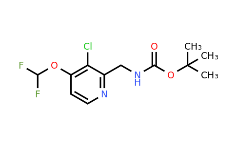 2231676-55-2 | tert-Butyl (3-chloro-4-(difluoromethoxy)pyridin-2-yl)methylcarbamate