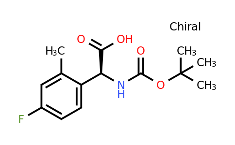 2241594-11-4 | (S)-2-((tert-Butoxycarbonyl)amino)-2-(4-fluoro-2-methylphenyl)acetic acid