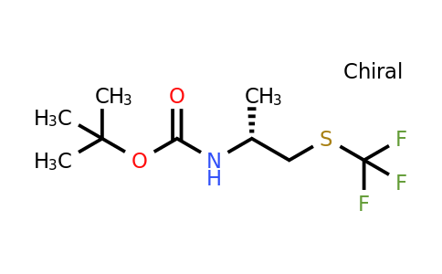 2244064-22-8 | tert-Butyl (R)-(1-((trifluoromethyl)thio)propan-2-yl)carbamate
