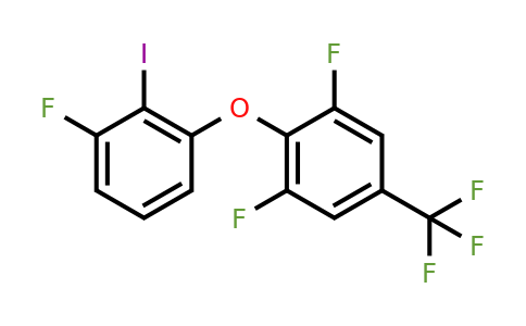 2,6-Difluoro-4-(trifluoromethyl)phenyl 3-fluoro-2-iodophenyl ether