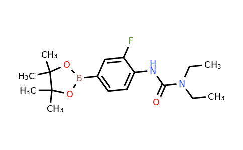 2246551-83-5 | 1,1-Diethyl-3-(2-fluoro-4-(4,4,5,5-tetramethyl-1,3,2-dioxaborolan-2-yl)phenyl)urea