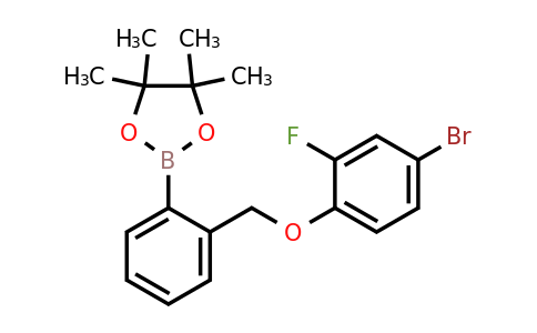 2246573-09-9 | 2-(2-((4-Bromo-2-fluorophenoxy)methyl)phenyl)-4,4,5,5-tetramethyl-1,3,2-dioxaborolane