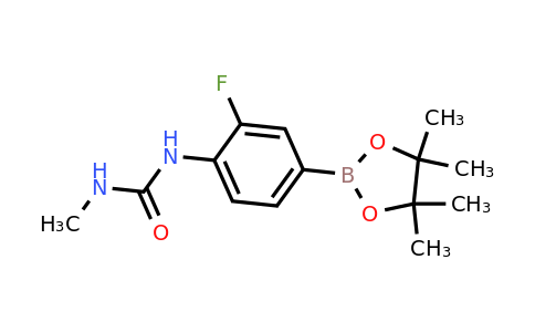 2246583-62-8 | 1-(2-Fluoro-4-(4,4,5,5-tetramethyl-1,3,2-dioxaborolan-2-yl)phenyl)-3-methylurea